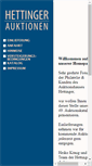 Mobile Screenshot of cat.hettinger-auktionen.de